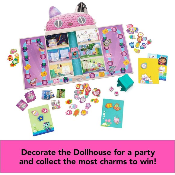 Gabbys Dollhouse Charming Collection Game Board Game Ages 4 and up - Picture 6 of 6
